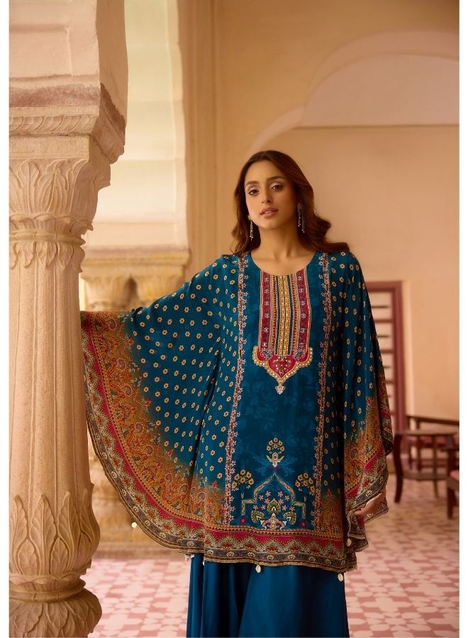 Stylish Red Ethnic Kurta Set