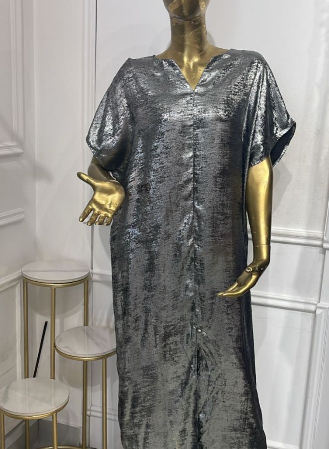 Silver Black-Kaftan