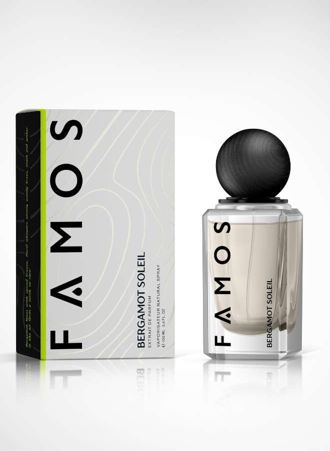 FAMOS BERGAMOT SOLEIL - Picture a sun-kissed morning where citrus orchards meet exotic spice markets