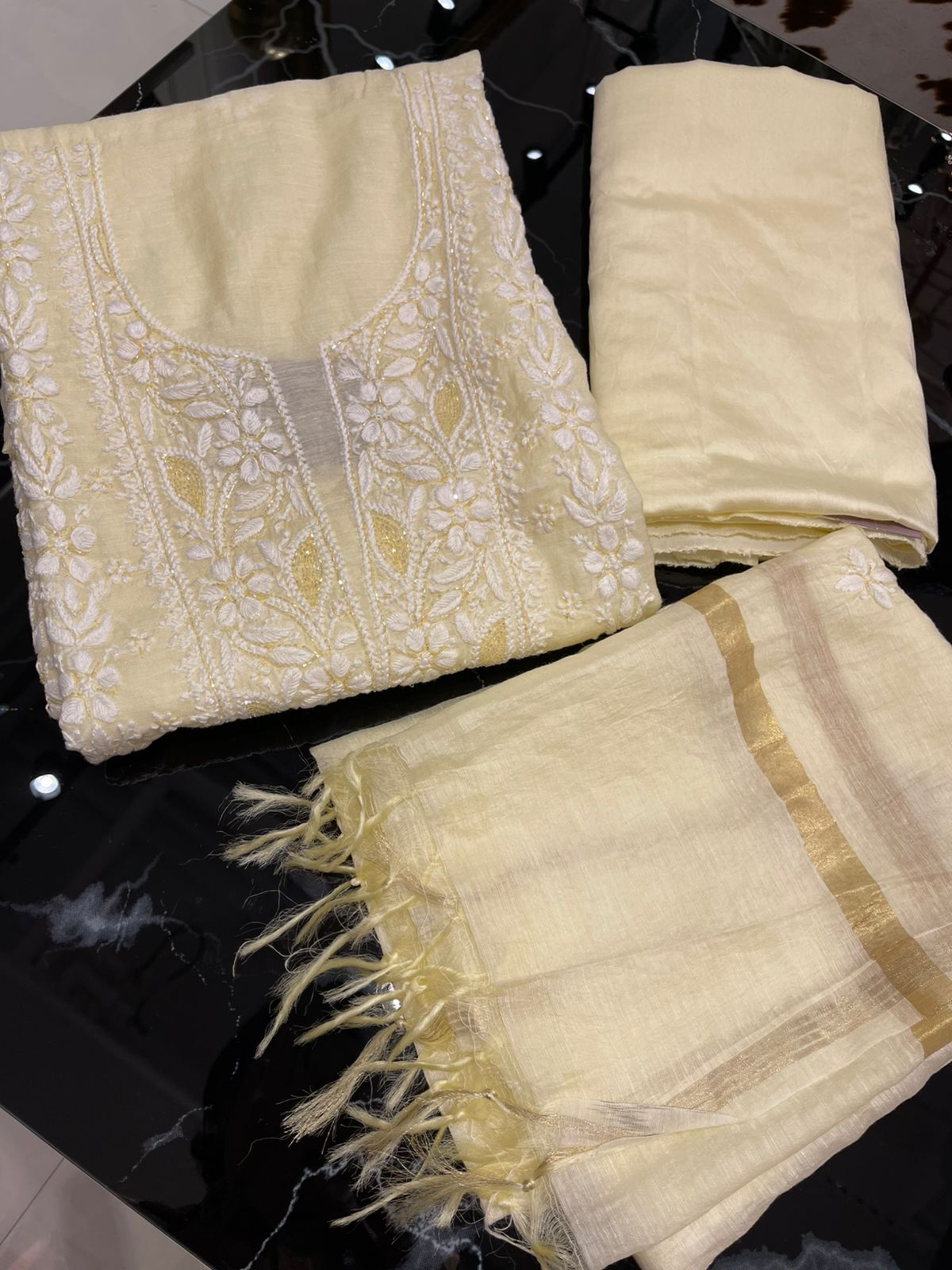 Chikan Suit Pieces