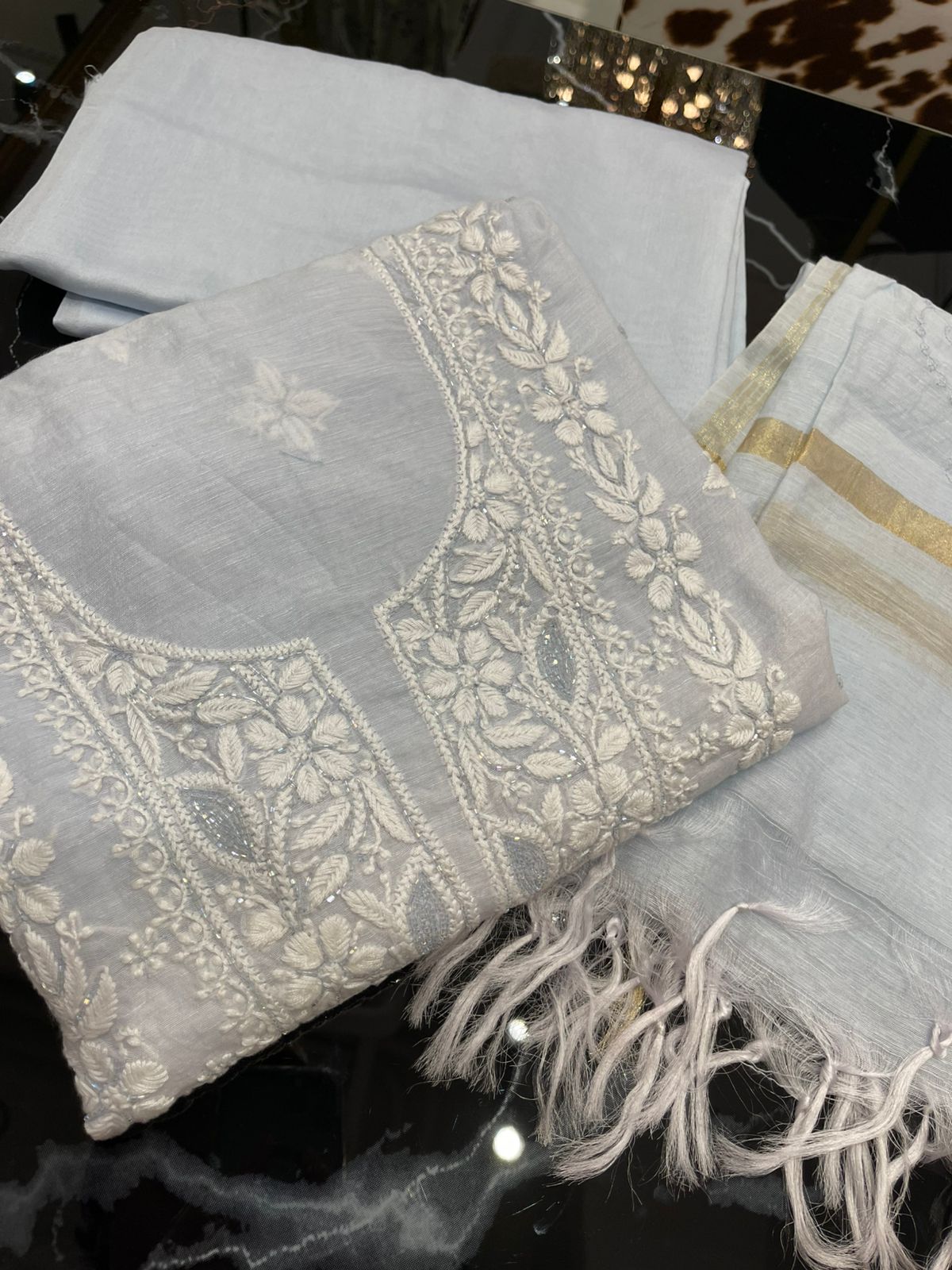 Chikan Suit Pieces
