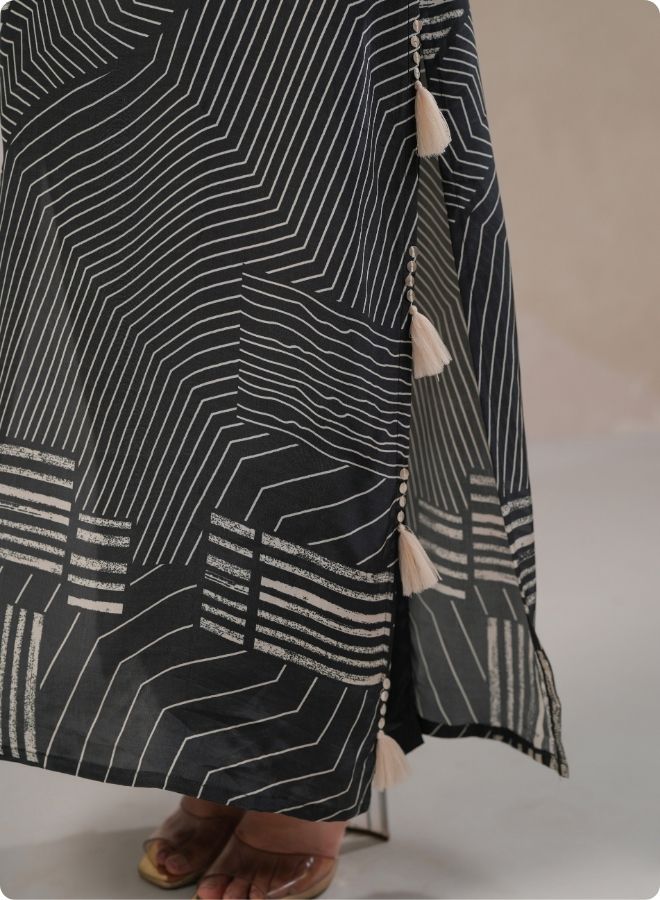 Modern Black & White Geometric Coord Set