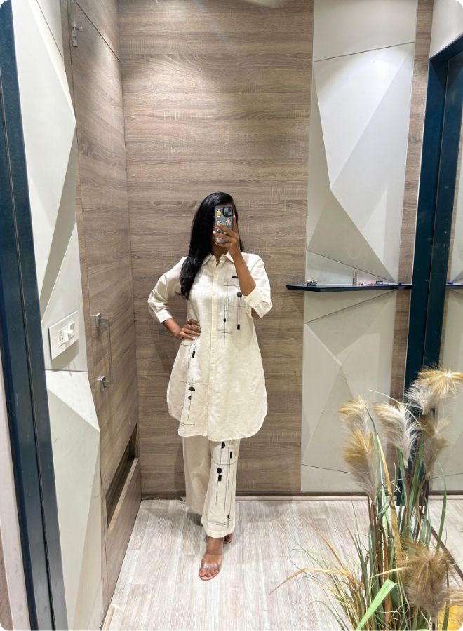 Women's Embroidered Co-ord Set