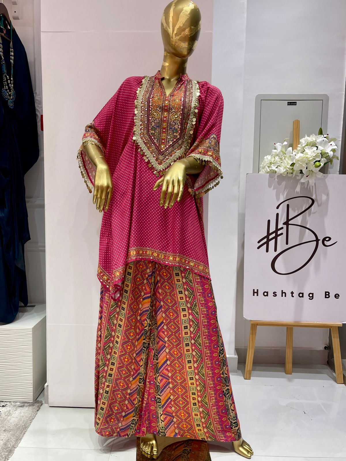 Rani Printed Kaftan Set