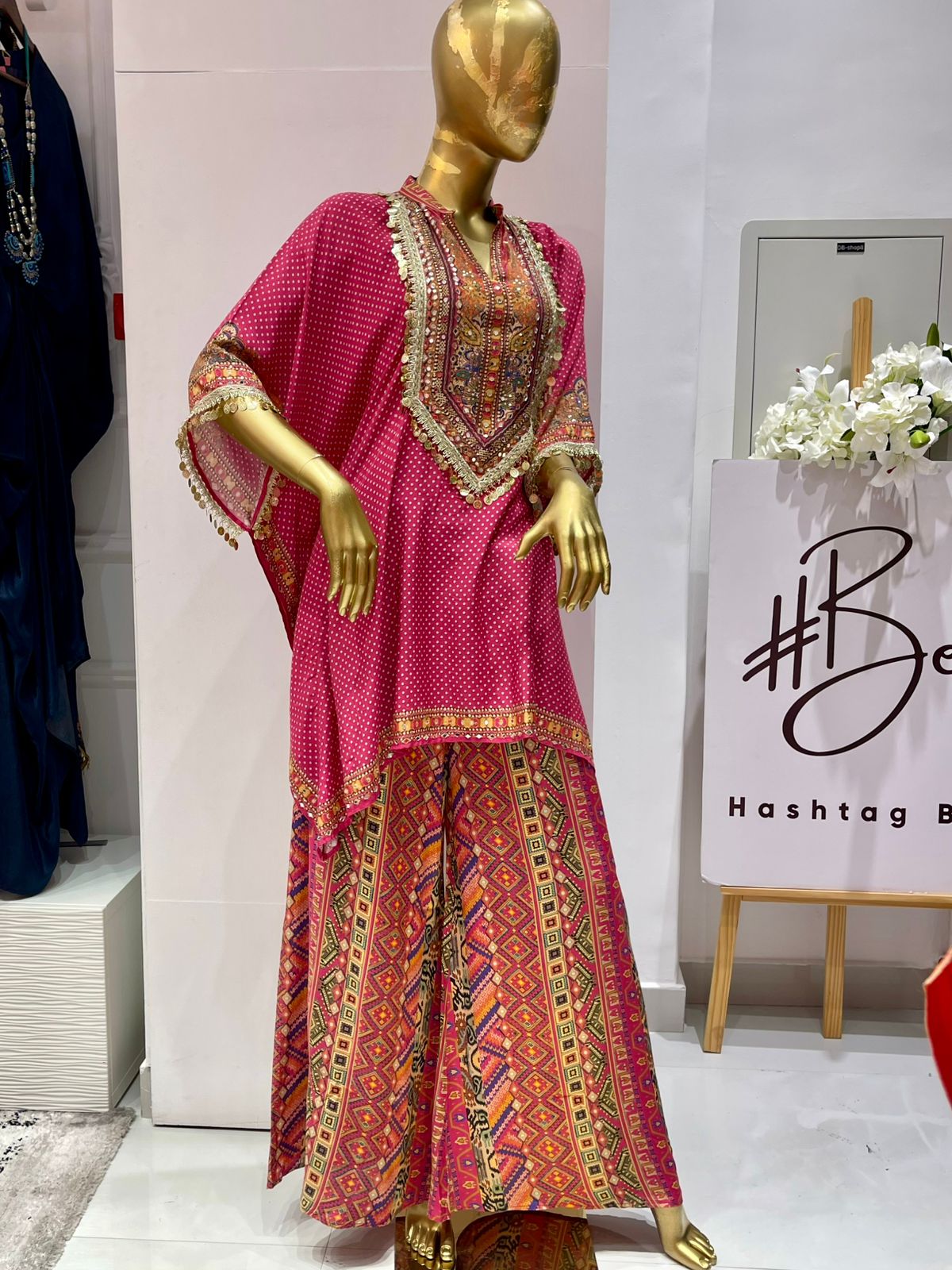 Rani Printed Kaftan Set