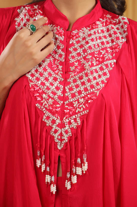 Rani Pearl Embellished Women Co-Ord Set