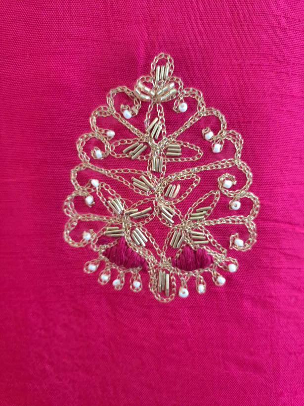 Rani Pearl Embroidered Women Kurts Set