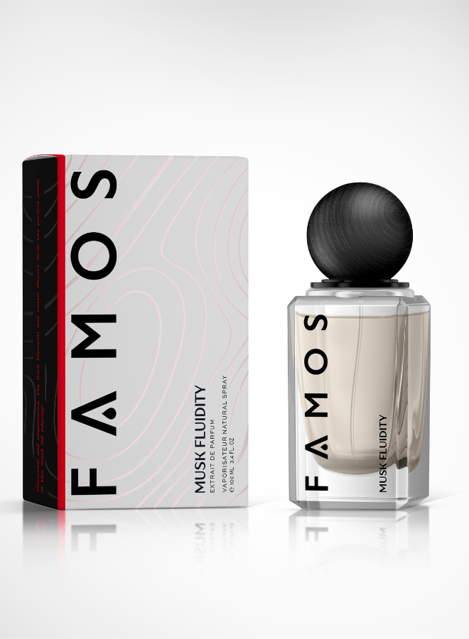 FAMOS MUSK FLUIDITY - A floriental fragrance that captures the essence of a springtime breeze.