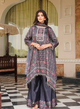 Elegant Black Ethnic Ensemble
