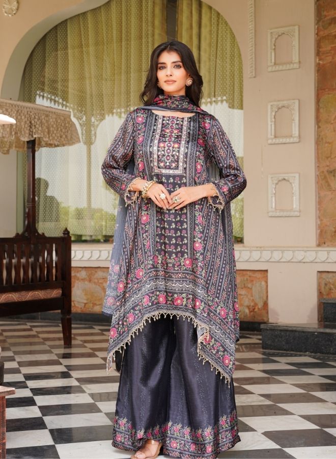 Elegant Black Ethnic Ensemble