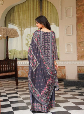 Elegant Black Ethnic Ensemble