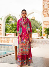 Rani Pink Floral Printed Suit Set