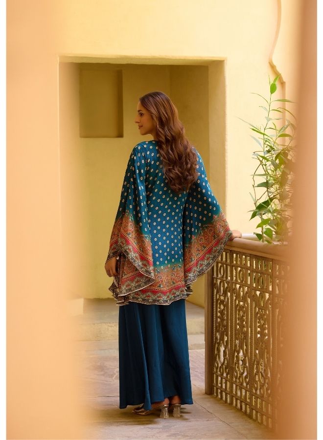 Stylish Red Ethnic Kurta Set