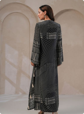 Modern Black & White Geometric Coord Set