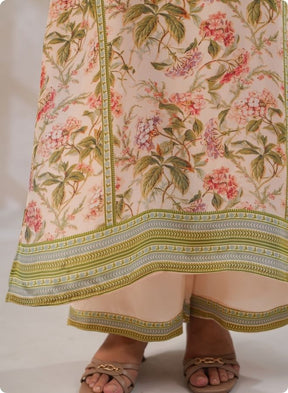 Elegant Pastel Floral Coord Set