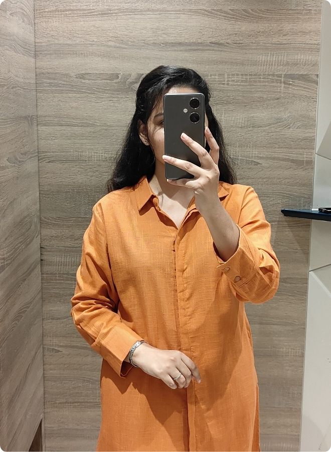 Solid Rust Orange Co-Ord Set
