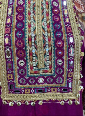 Purple Floral Palazzo Suit Set