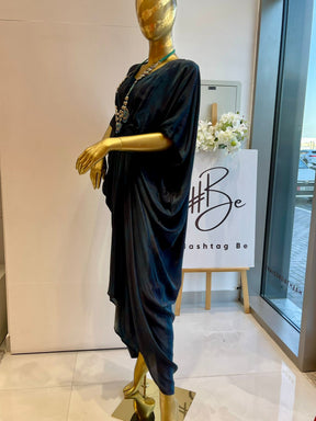 Blue Printed Kaftan