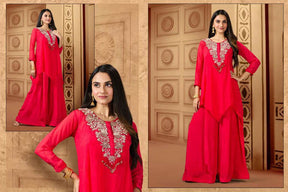 Rani Embroidered Women Kurta And Palazzo