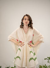 Elegant Floral Cream Co-Ord Set